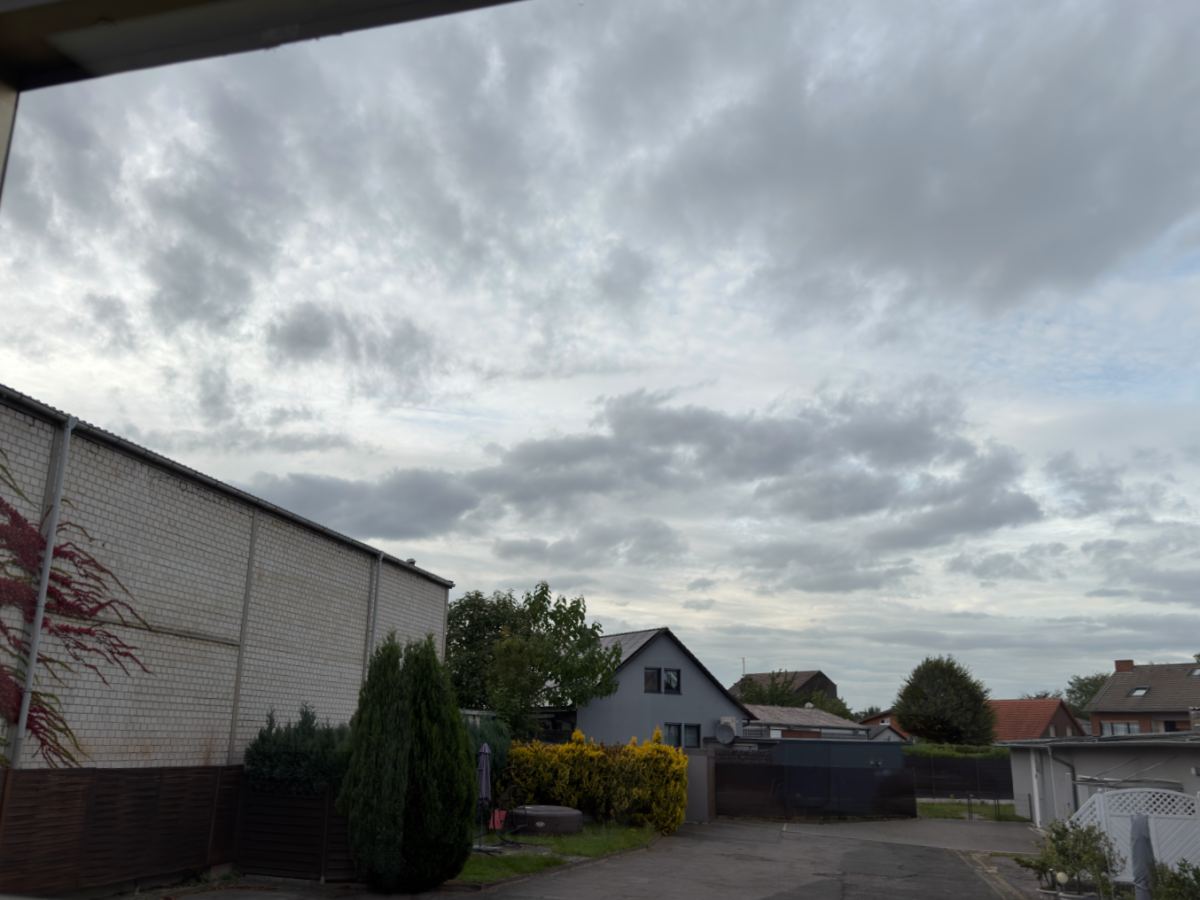Dasselbe Fenster nach der Reinigung, der Blick ist wieder frei